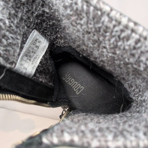 Cougar Vito-L Leather Boots Black Booties  8 Waterproof Side Zip Mid Calf Winter - Picture 6 of 16